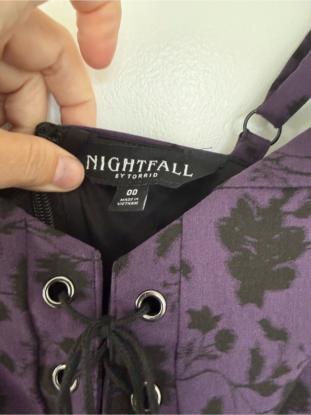 Torrid Nightfall corset dress size 00 - Picture 4 of 4